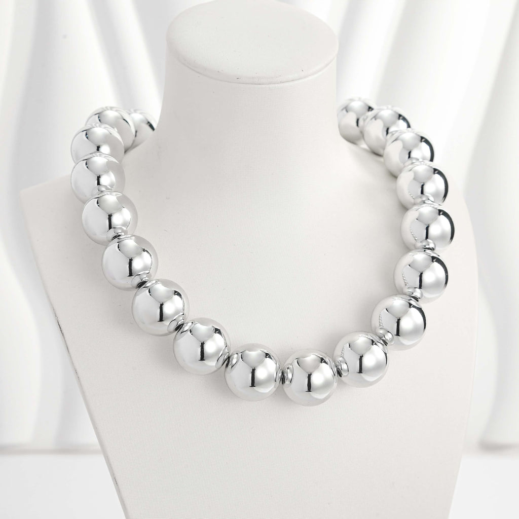 LILIE&WHITE Colorful Chunky Bead Necklaces For Women Trendy Boho Collar Statement Necklace Choker Summer Beach Jewelry Birthday Gift For Her