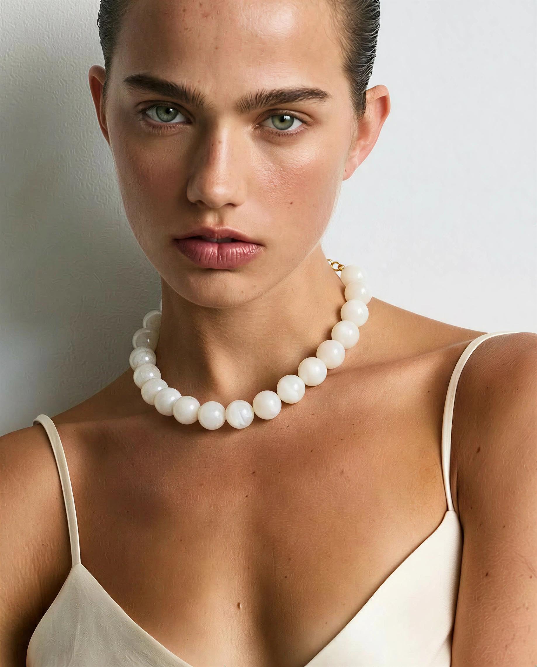 LILIE&WHITE Colorful Chunky Bead Necklaces For Women Trendy Boho Collar Statement Necklace Choker Summer Beach Jewelry Birthday Gift For Her
