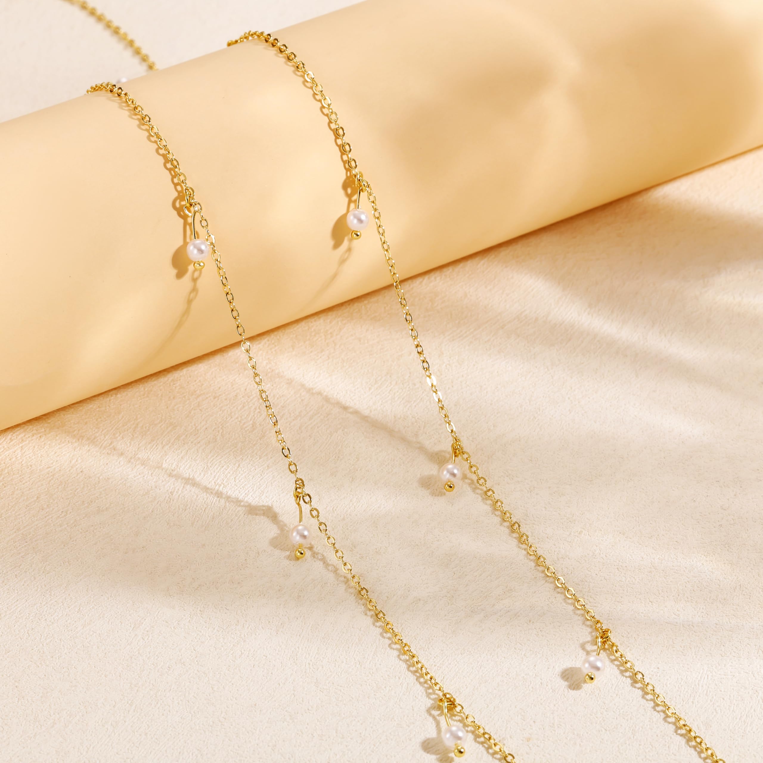CHESKY 14K Gold Plated Silver Plated Waist Chain for Women, Layered Belly Belt Chains Beach Waist Beads Chain Waterproof Snake Cuban Body Chain Summer Jewelry Accessories for Women
