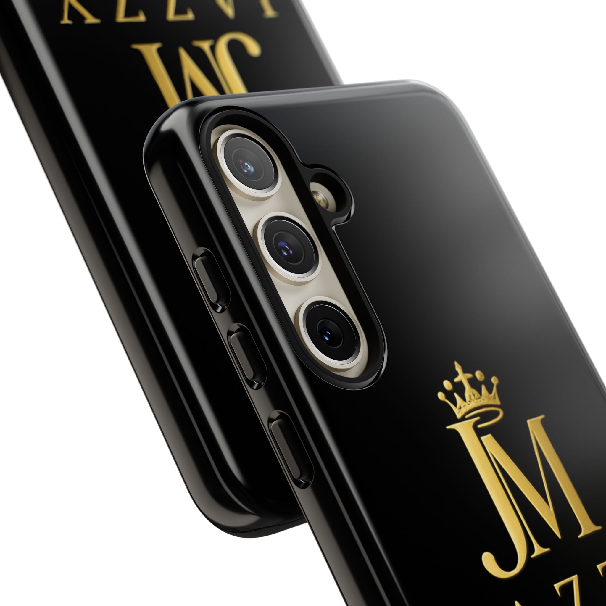 Phone Case — "Jazzy Made It" Black & Gold Tough Case