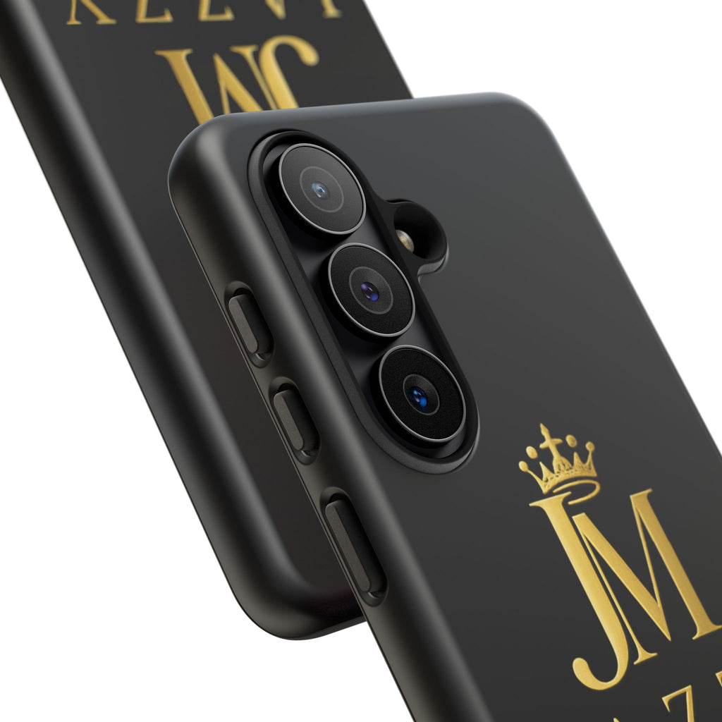 Phone Case — "Jazzy Made It" Black & Gold Tough Case