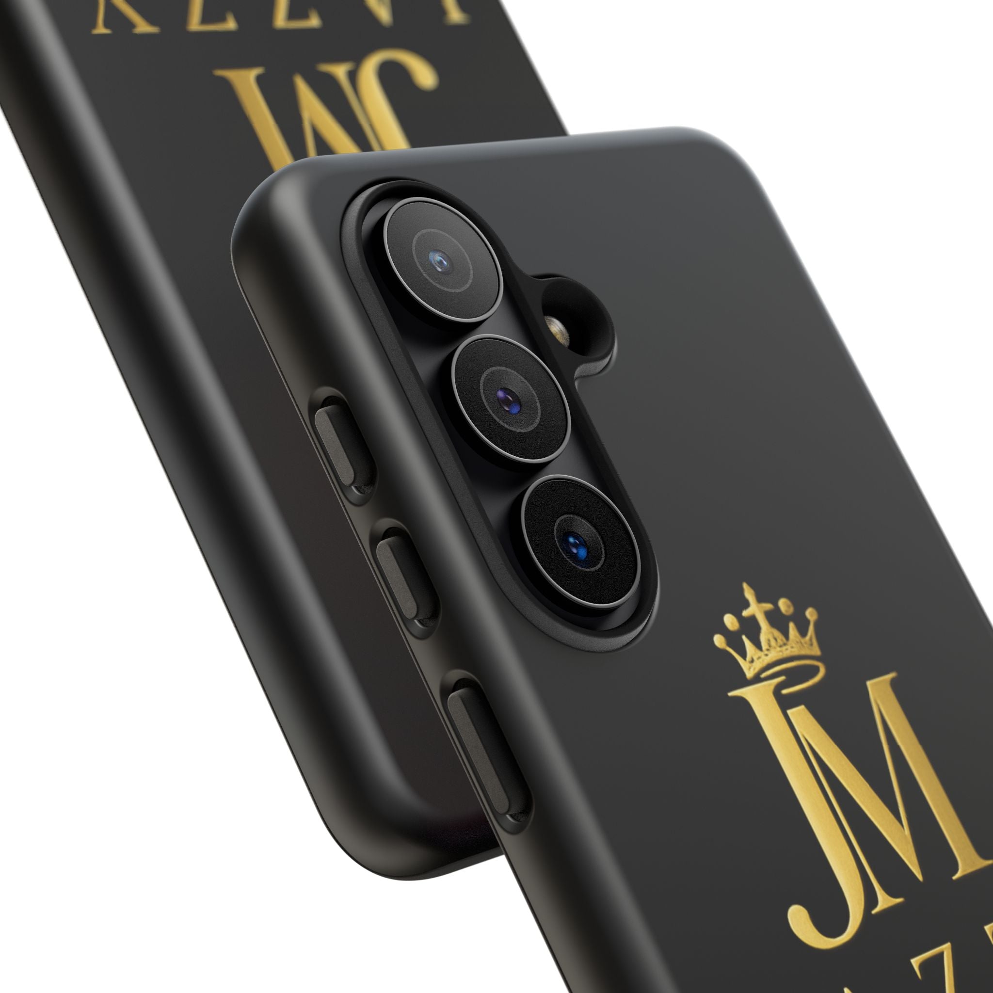 Phone Case — "Jazzy Made It" Black & Gold Tough Case