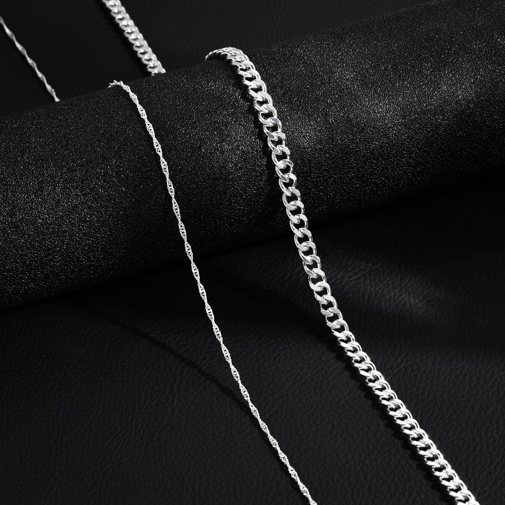 CHESKY 14K Gold Plated Silver Plated Waist Chain for Women, Layered Belly Belt Chains Beach Waist Beads Chain Waterproof Snake Cuban Body Chain Summer Jewelry Accessories for Women