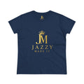Women's Tee - "Jazzy Made It" Gold Crown Logo