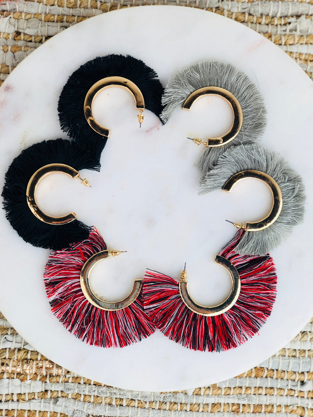 Rockstar Mohawk Hoop Earrings