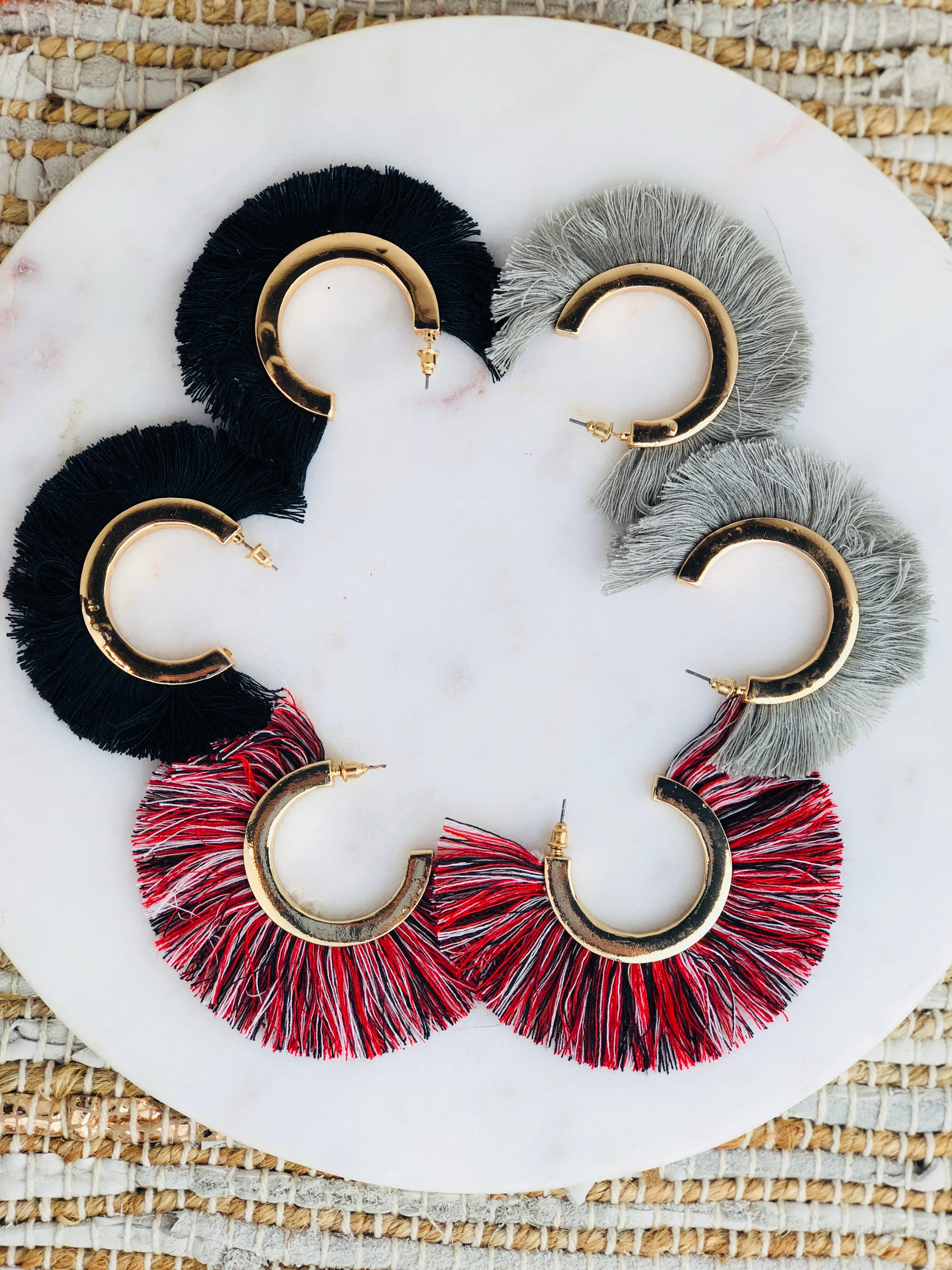 Rockstar Mohawk Hoop Earrings