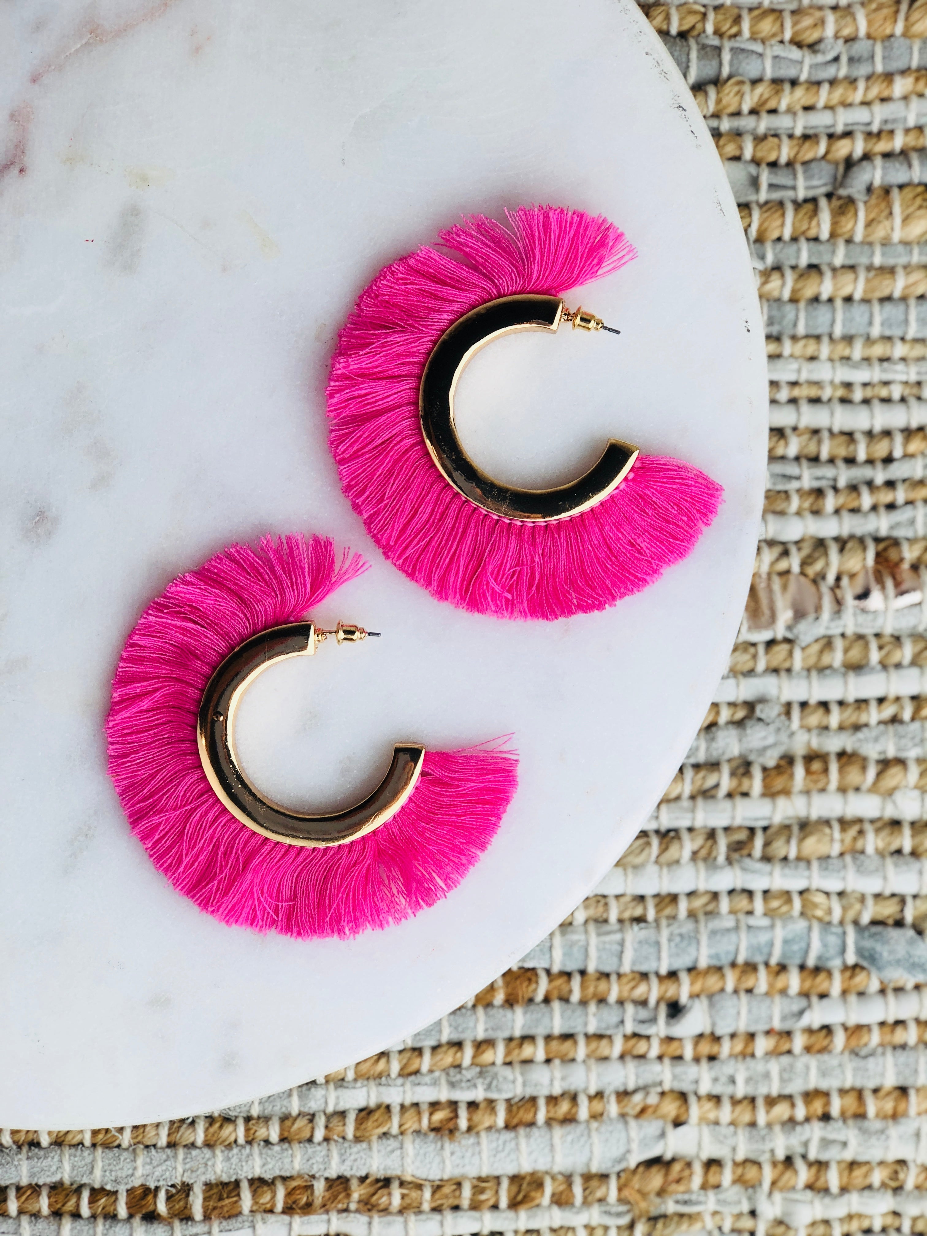 Rockstar Mohawk Hoop Earrings