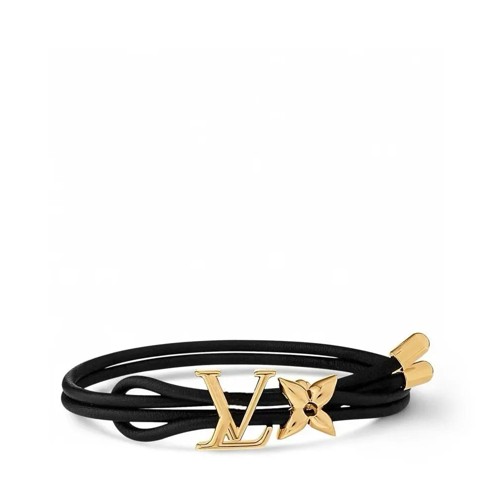 Designer Bracelet Women Vintage Letter Leather Clover Bracelet 925 Silver Plated Cuban Charm Bracelet Accessories Louise Bracelet Birthday Gift